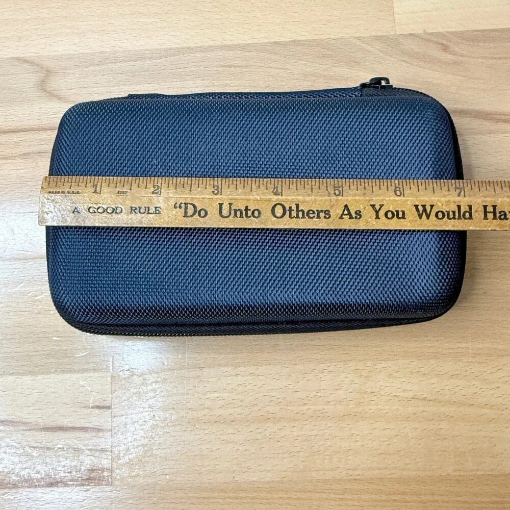Tumi for Delta Amenity Kit Case Navy Blue Ballistic Nylon Travel Pouch Organizer